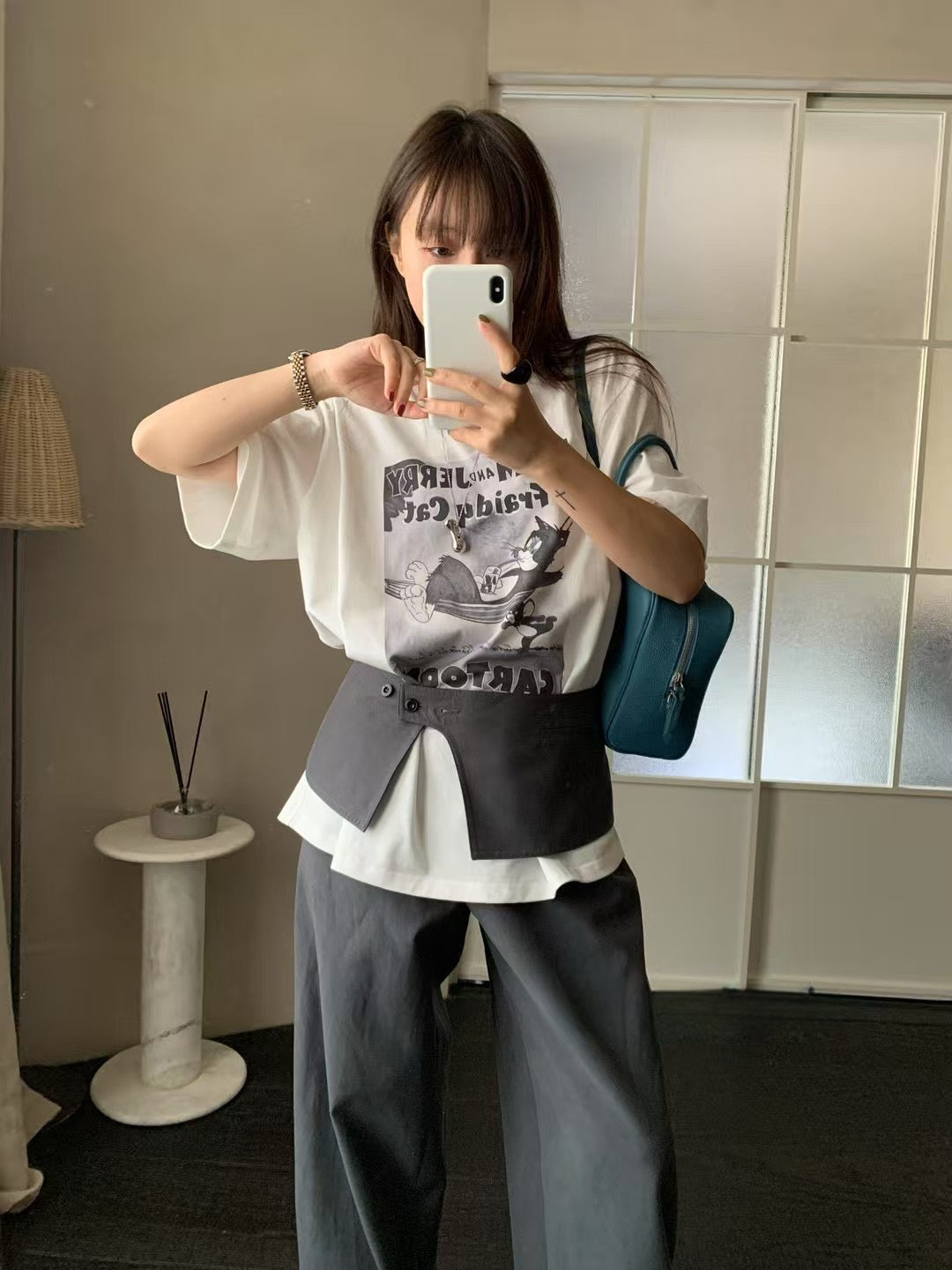 Tom & Jerry Cartoon Graphic Tee
