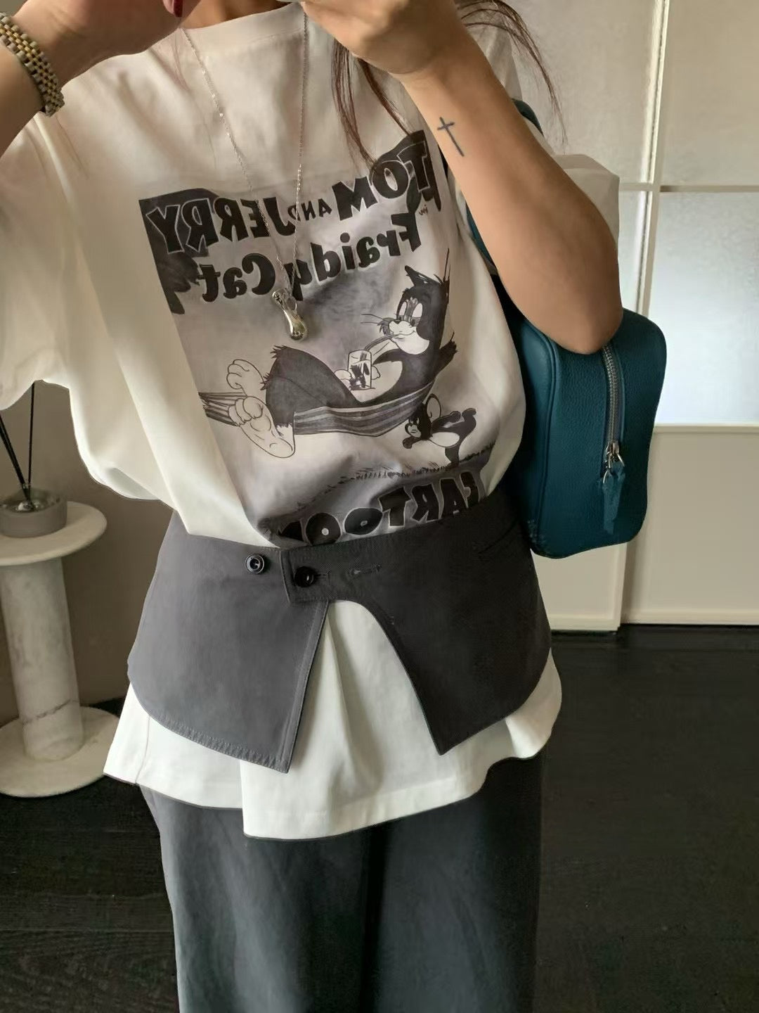 Designer Belted Trousers