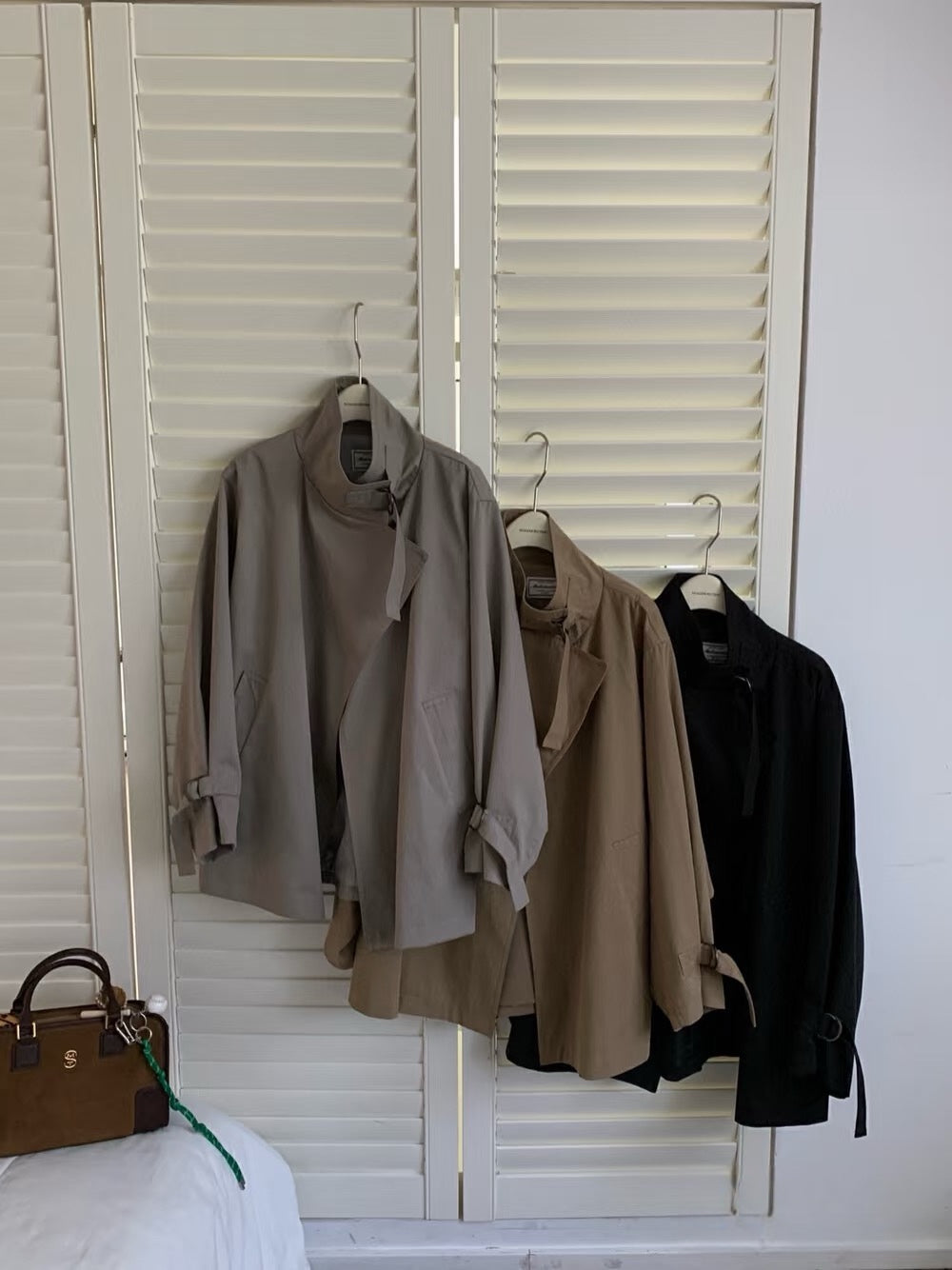 Classic Cropped Trench Coat