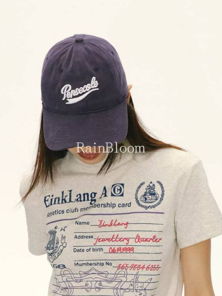 Embroidered Logo Baseball Hat