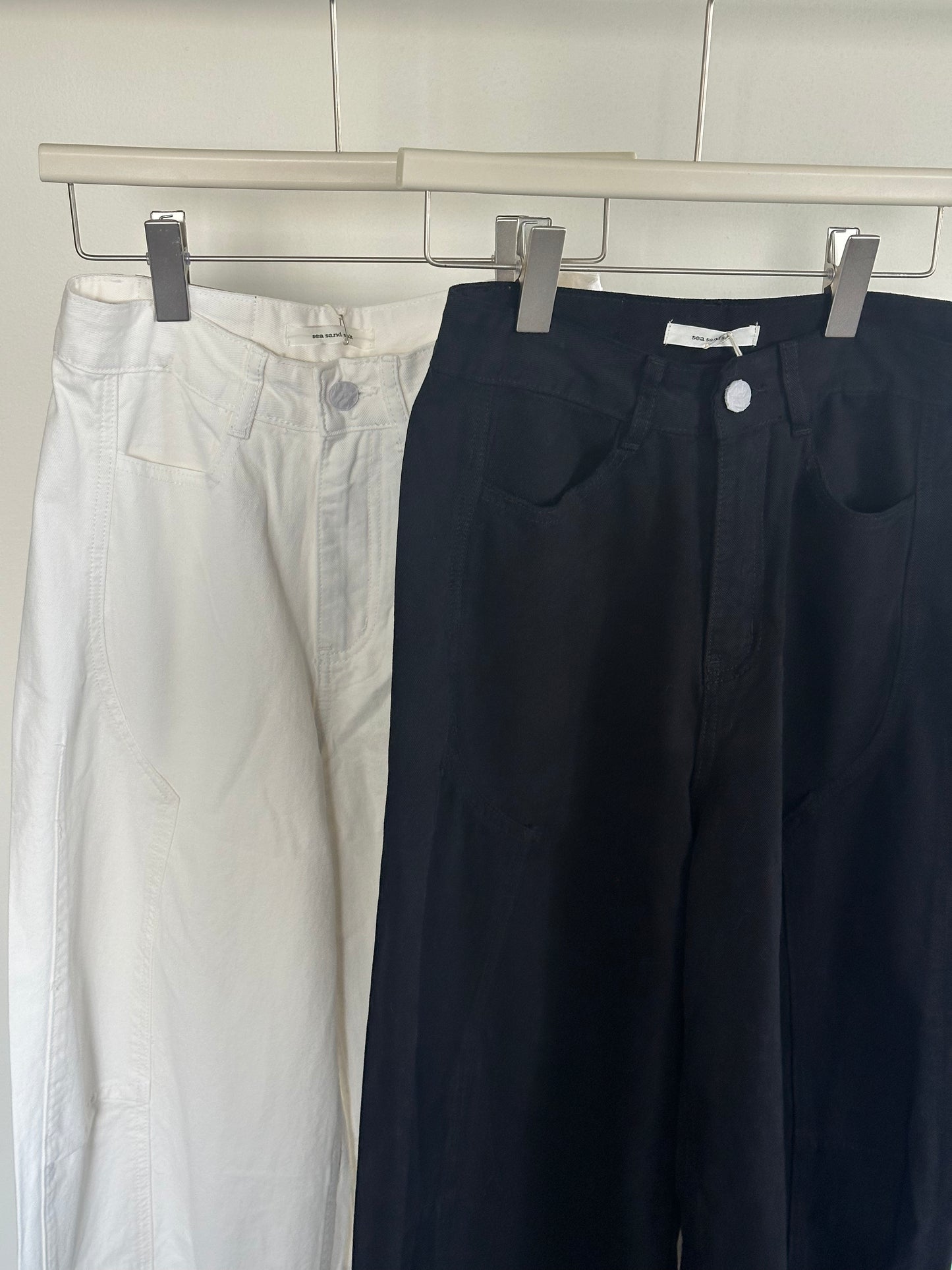 Curved-Leg Pants