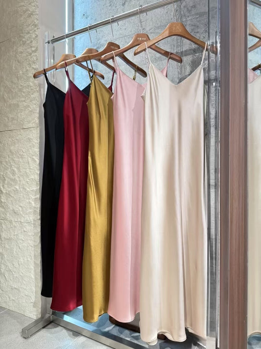 Acetate Slip Dress