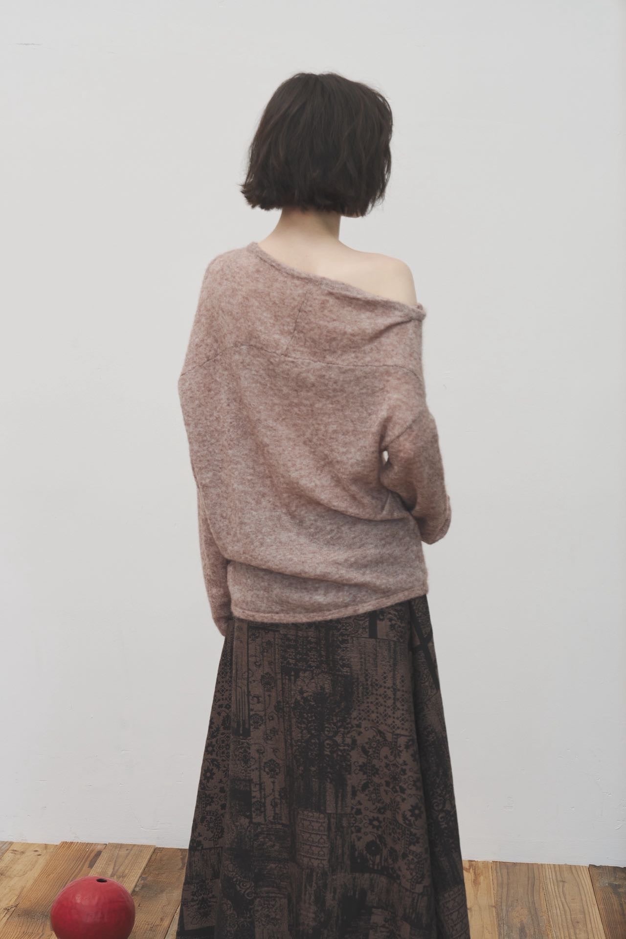 Dunhuang Mural Print Skirt