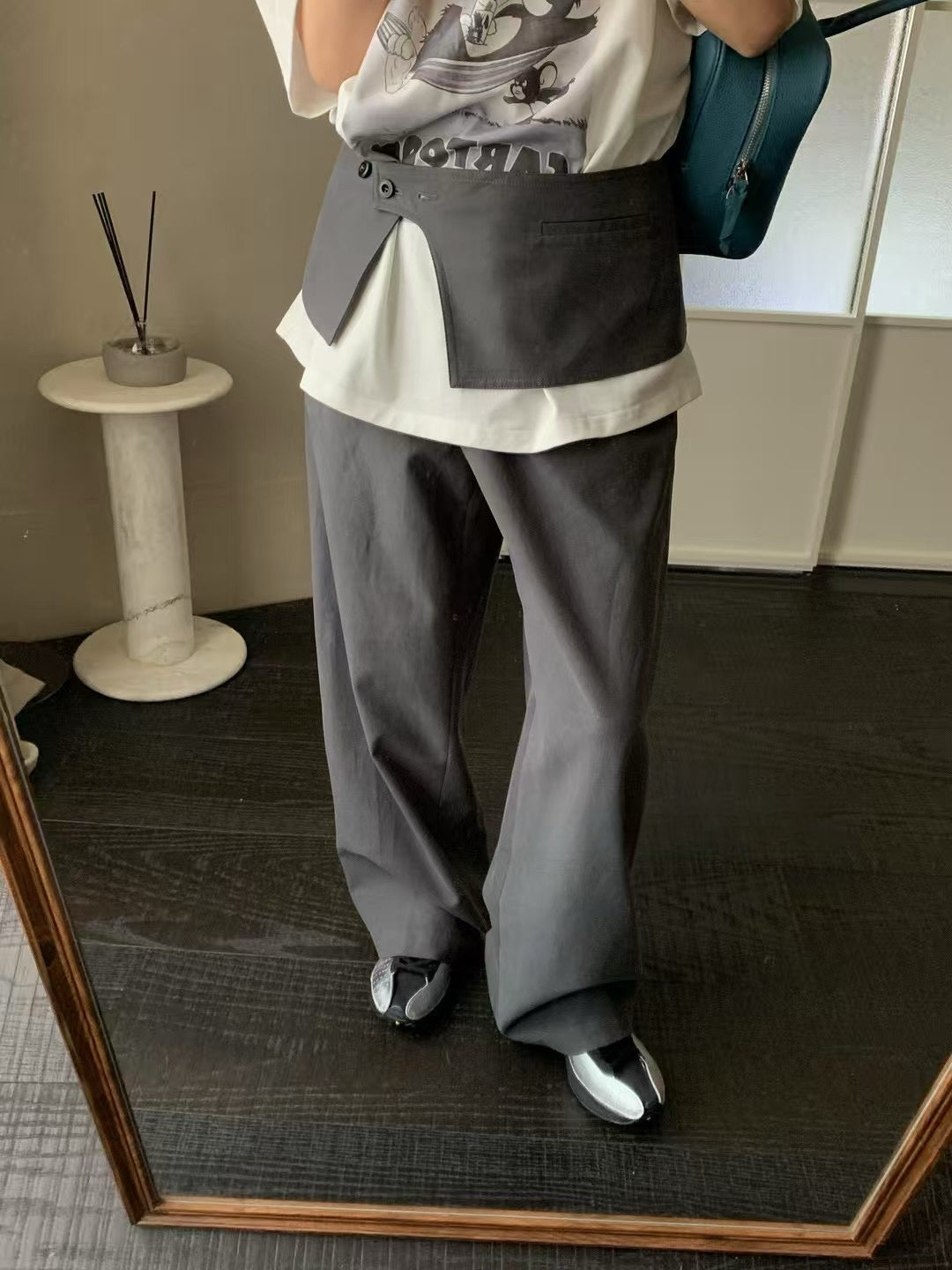 Designer Belted Trousers