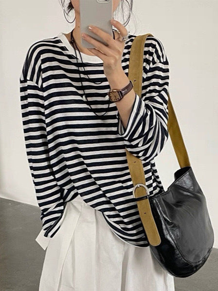 Nautical Stripe Long Sleeve Tee