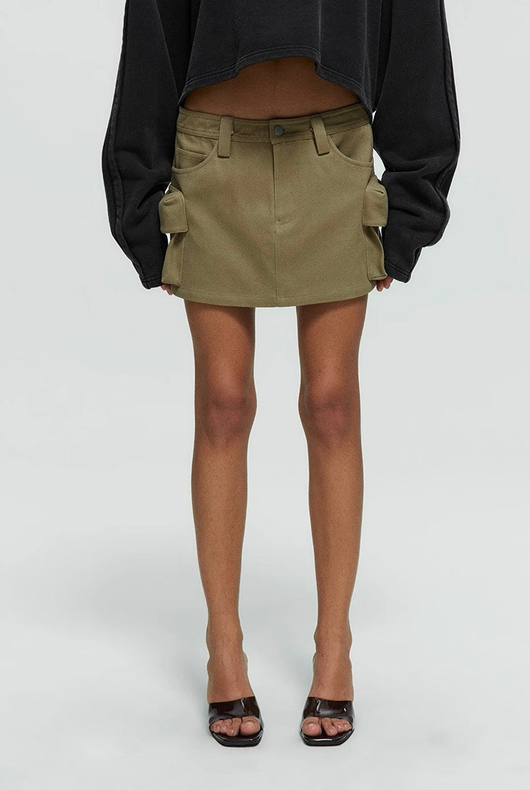 Cargo Skirt-Shorts