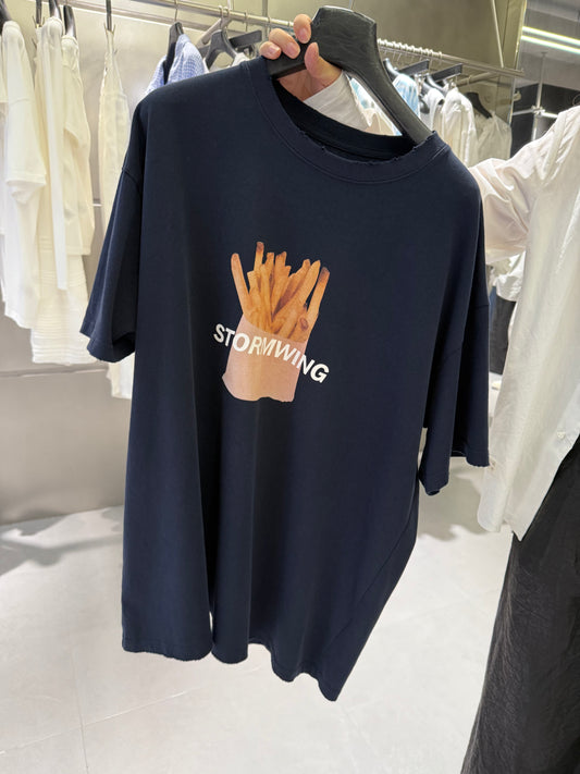 Fries Oversized Graphic Tee